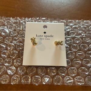NWT Kate Spade Elegant Gold Sailor’s Knot Stud Earrings